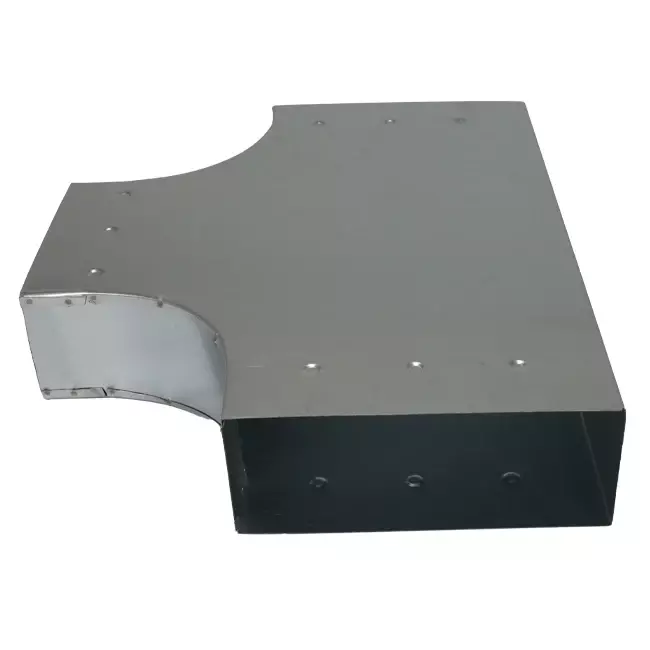 Raccordo a T 90 gradi 300x80 mm - 170x80 mm per canalizzazione