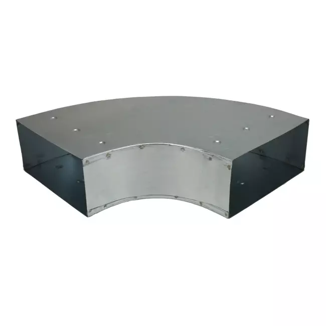 Curva 90 gradi 170x80 mm orizzontale per canalizzazione