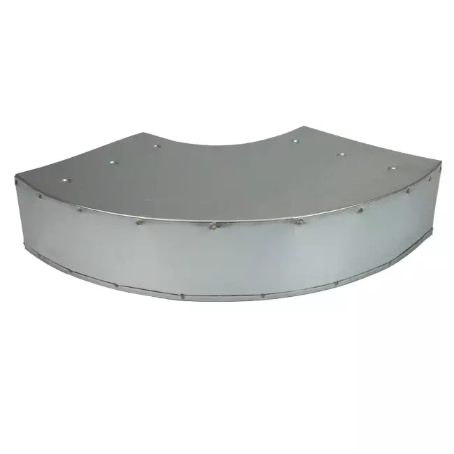 Curva 90 gradi 170x80 mm orizzontale per canalizzazione