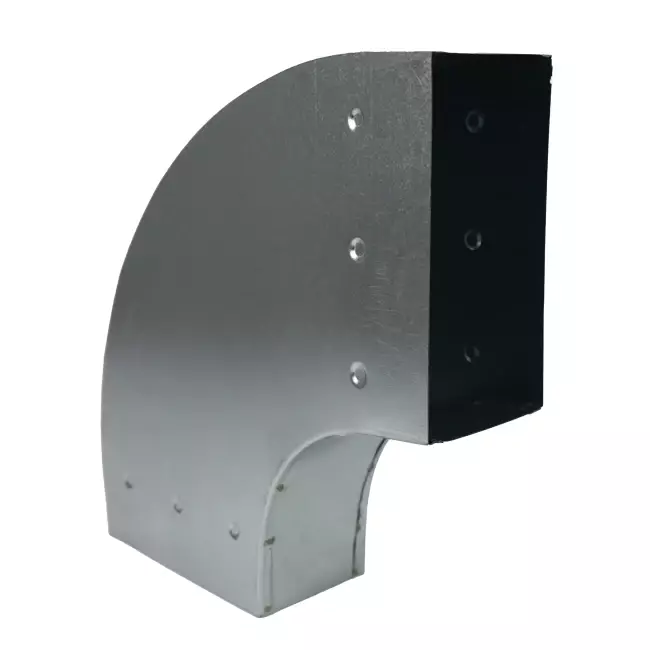 Curva 90 gradi 170x80 mm orizzontale per canalizzazione