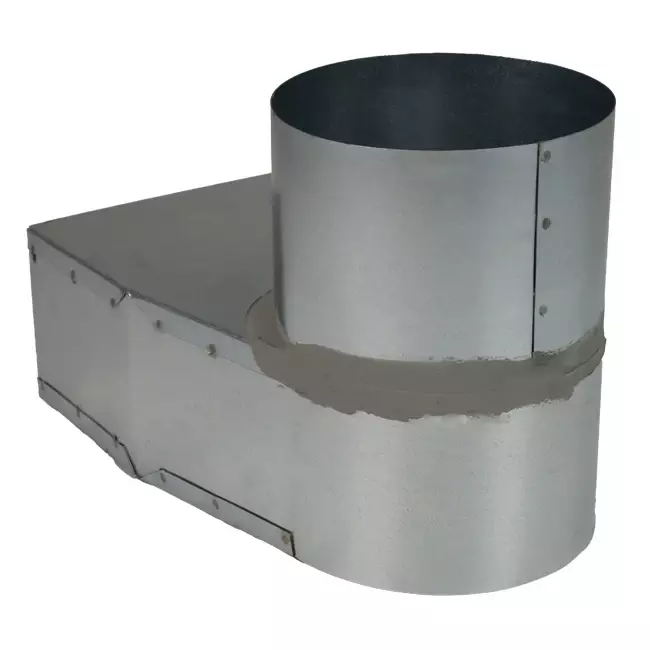 Tubo angolare 170x80 mm con diametro 160 mm per canalizzazione