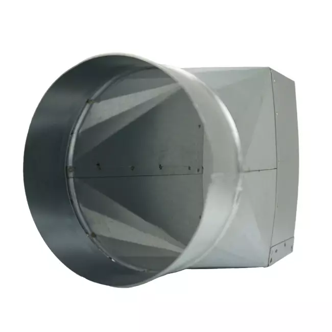 Adattatore 170x80 mm a diametro 150 mm per canalizzazione