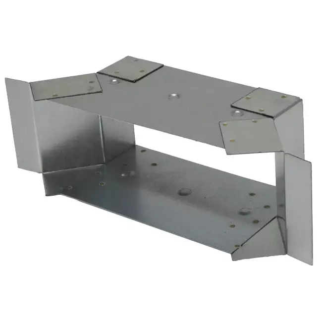 Attacco laterale 170x80 mm per canna fumaria