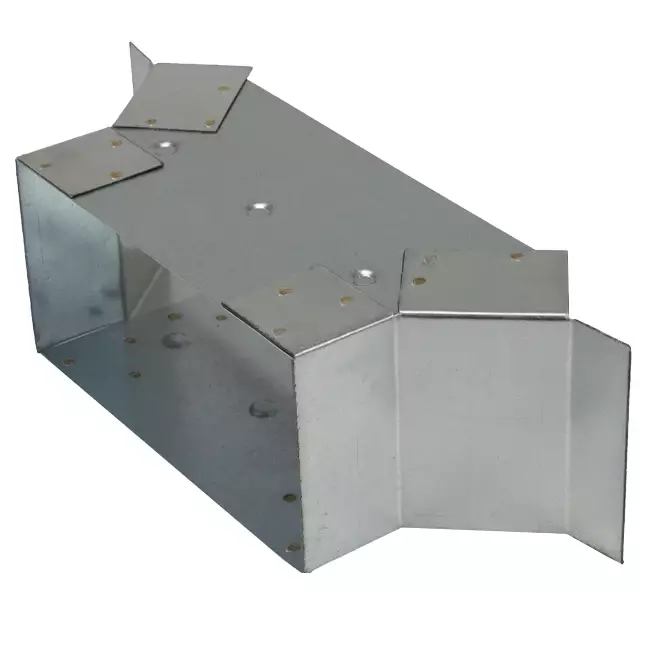 Attacco laterale 170x80 mm per canna fumaria