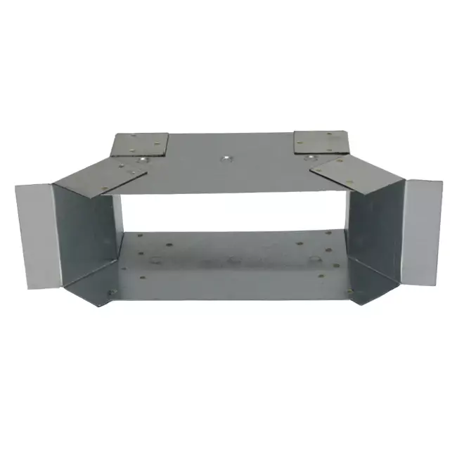 Attacco laterale 170x80 mm per canna fumaria