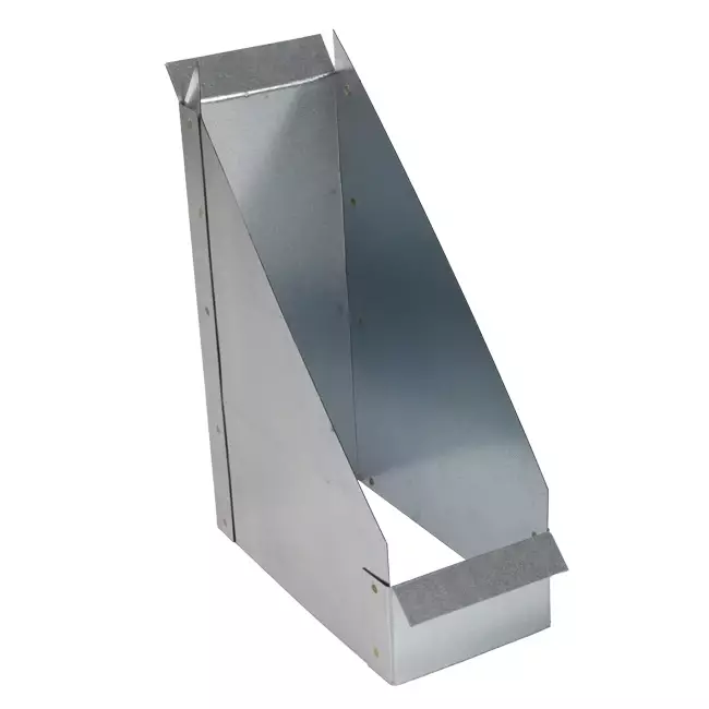 Attacco laterale 170x80 mm 45 gradi per canalizzazione