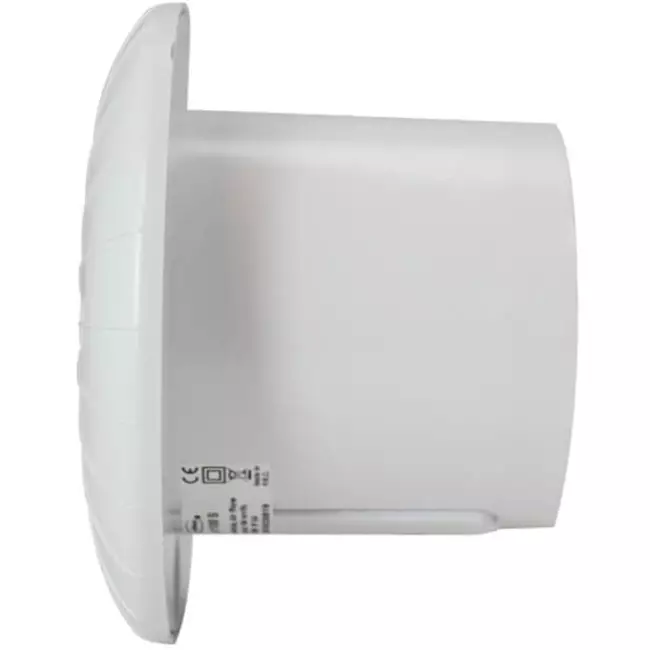 Aspiratore per il bagno Ø 100 mm bianco - aRid 100 BB TS