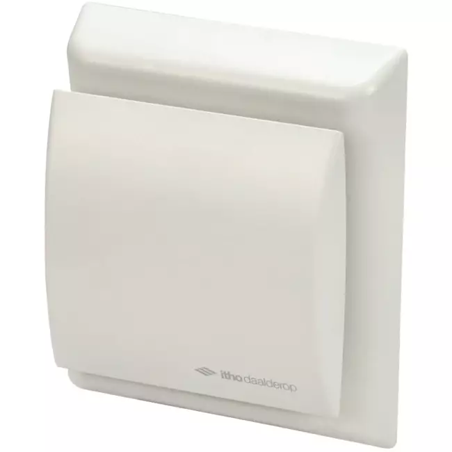 Itho Daalderop aspiratore per il bagno Ø100 mm- bianco con timer BTV-N201 T