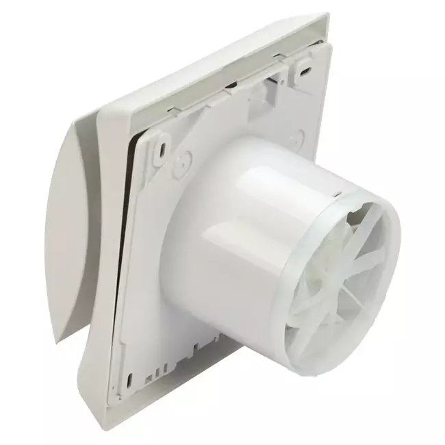 Itho Daalderop aspiratore per il bagno Ø100 mm- bianco con timer BTV-N201 T