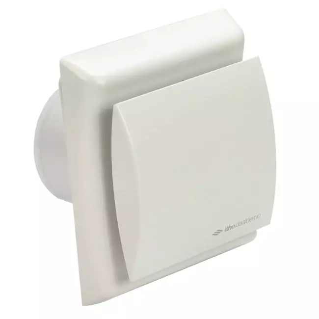 Itho Daalderop aspiratore per il bagno Ø100 mm- bianco con timer BTV-N201 T