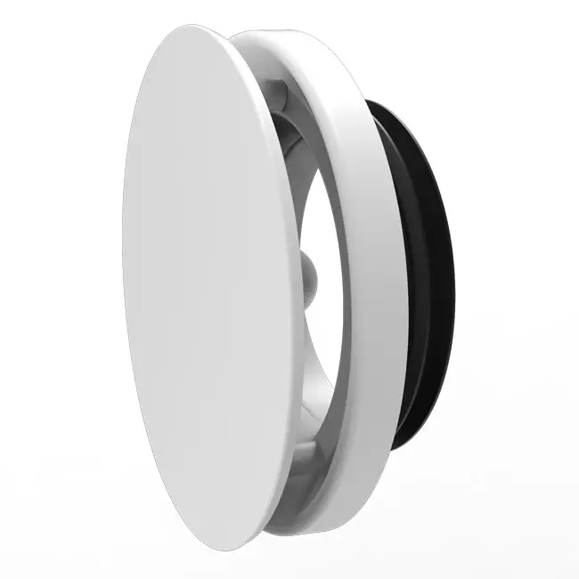 Vent-Axia Uniflexplus RV 100 mm valvola di alimentazione e scarico regolabile - bianco