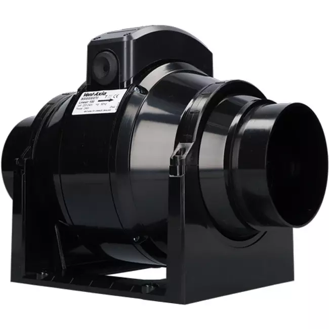 Ventilatore tubolare Vent-Axia 200 mm a flusso misto - Lineair 200