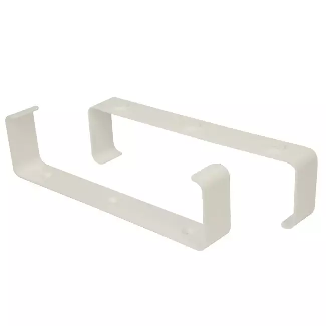 Staffe rettangolari in plastica (2 pezzi) 220X55 mm- KZ25