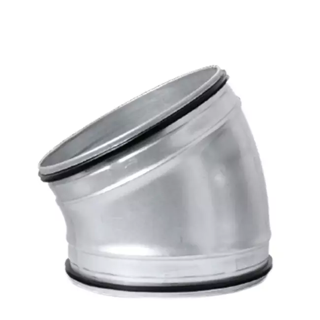 Curva tonda spiro 30° Ø 80 mm per tubo spiro