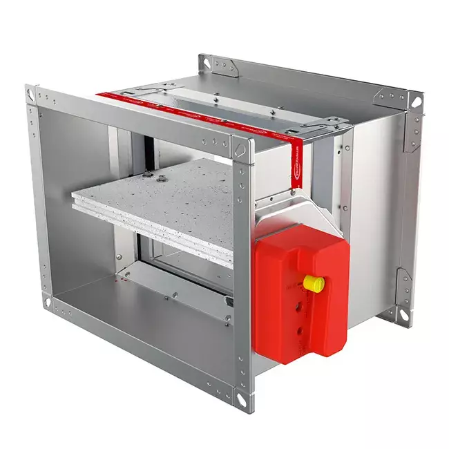 Serranda tagliafuoco rettangolare a funzionamento manuale - E-FD25 600x500 R