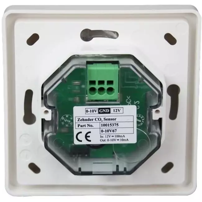 Sensore di CO2 Zehnder 0-10V 67 montaggio ad incasso