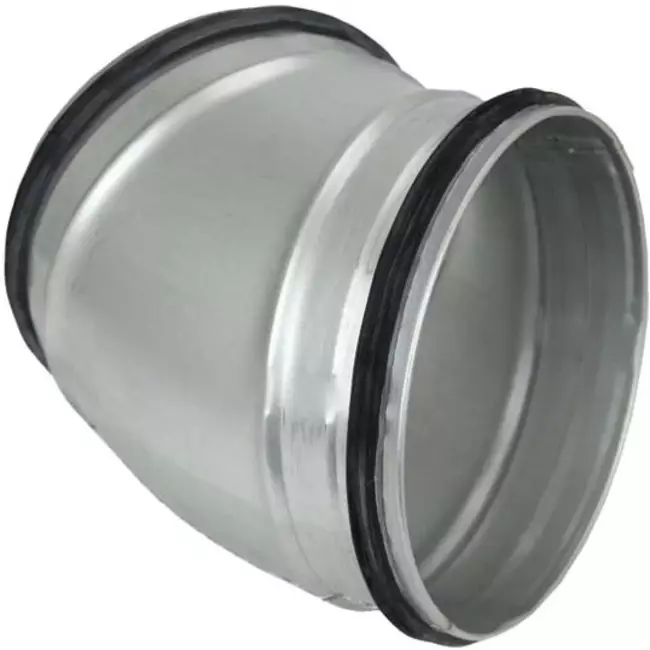Curva tonda spiro 30° Ø 80 mm per tubo spiro