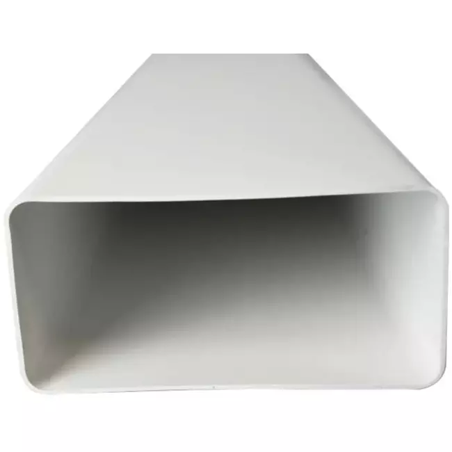 Tubo di ventilazione rettangolare in plastica 110x55 lunghezza= 0,5 metri - K-0.5