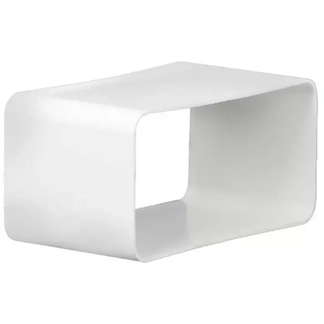 Manicotto femmina quadrato in plastica 110 x 55 mm - KSF