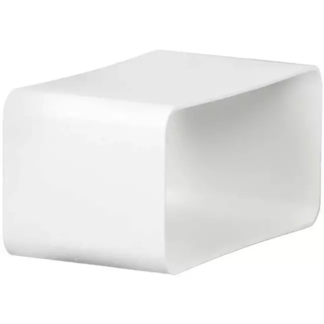 Manicotto femmina quadrato in plastica 110 x 55 mm - KSF