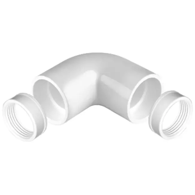 manicotto di collegamento ad angolo retto in plastica Ø 20 mm