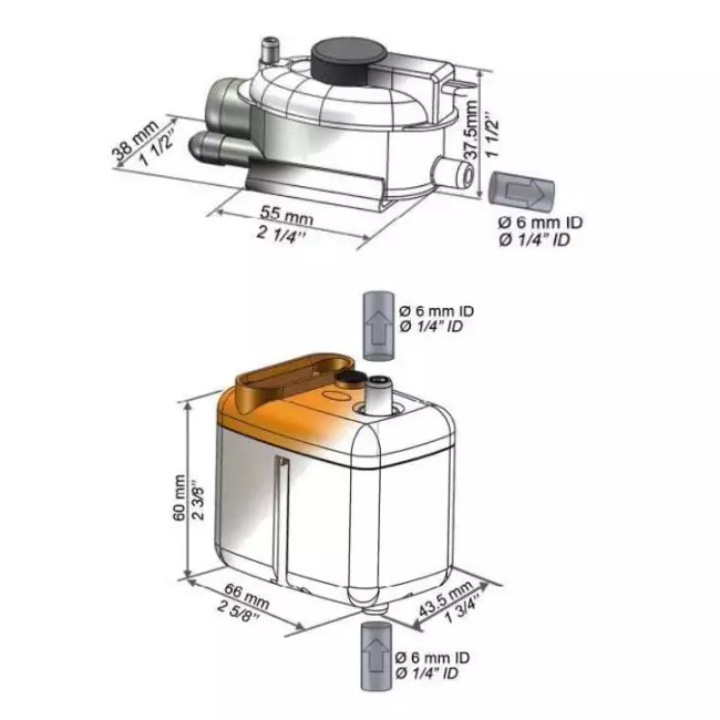 Sauermann Mini pompa per acqua di condensa 30l/h