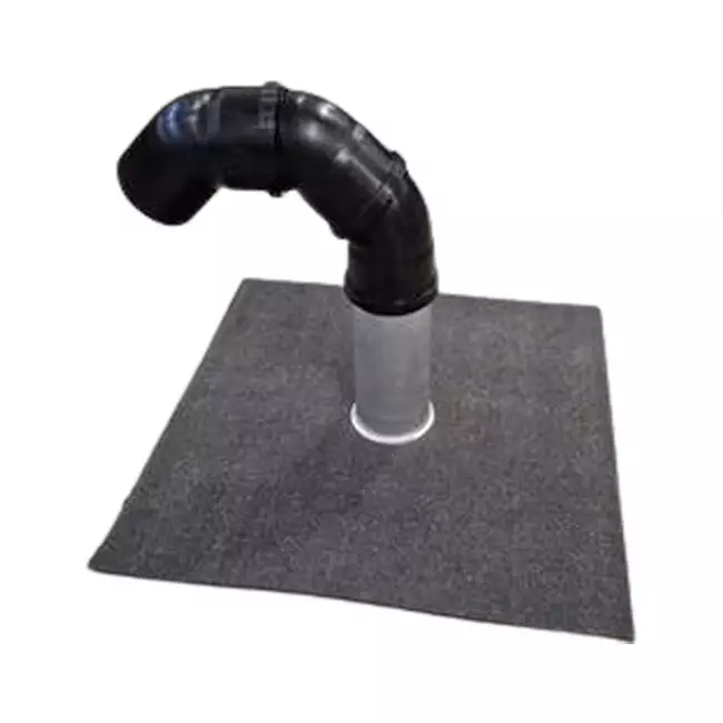 Set di penetrazione nel tetto Ø75mm con copertura bituminosa, tubo da 200mm