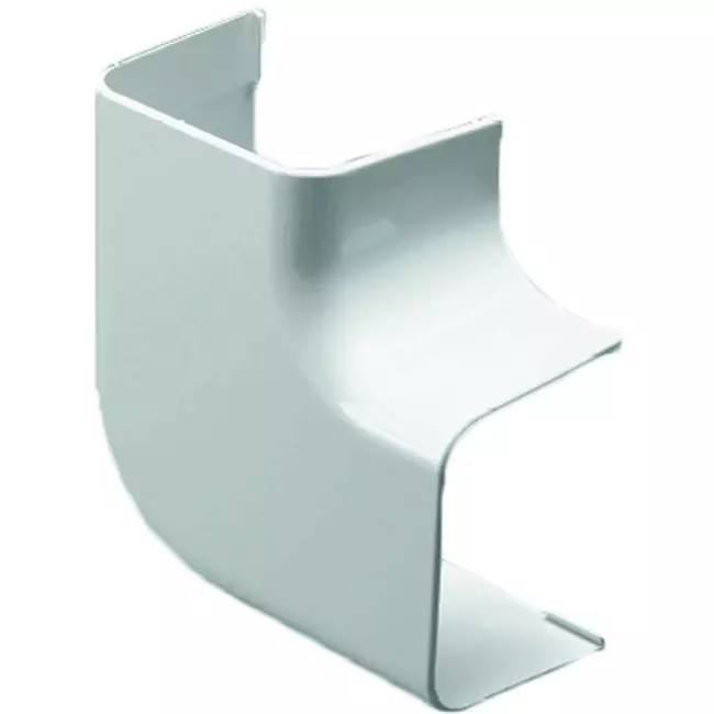 Climaplus condotto di climatizzazione Curva piatta 70x55mm RAL 9010 BIANCO