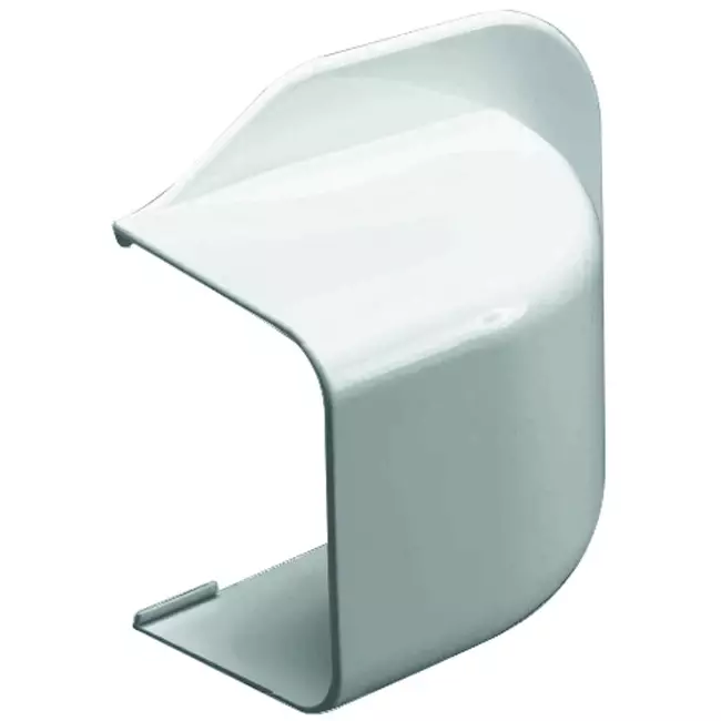 Climaplus tappo a parete per canale di climatizzazione 90x65mm RAL 9010 BIANCO