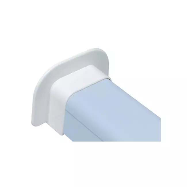 Condotto Climaplus per la climatizzazione Rosone a parete piatto 125 x 75 mm RAL 9010 BIANCO