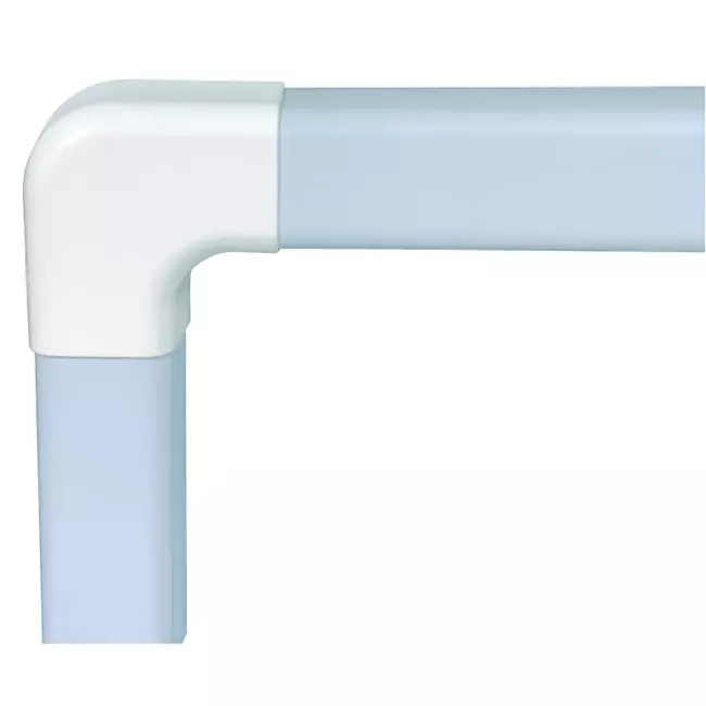 Climaplus condotto di climatizzazione Curva piatta 70x55mm RAL 9010 BIANCO