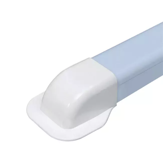 Climaplus tappo a parete per condotte di climatizzazione 70x55mm RAL 9010 BIANCO
