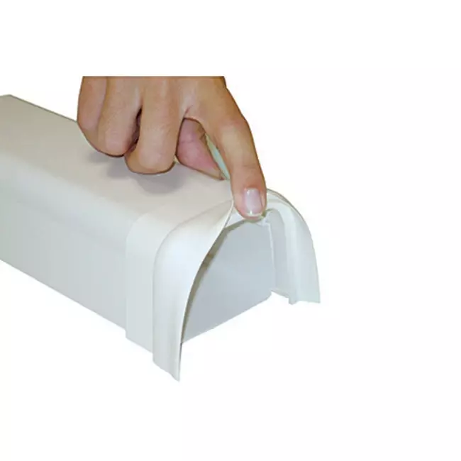 Condotto aria condizionata Climaplus Connettore morbido 70x55mm RAL 9010 BIANCO