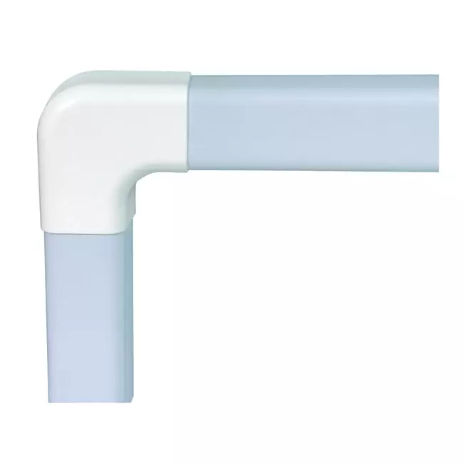 Condotto Climaplus per aria condizionata Piatto 90x65mm RAL 9010 BIANCO