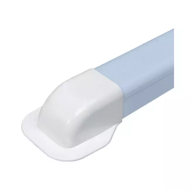 Climaplus tappo a parete per canale di climatizzazione 90x65mm RAL 9010 BIANCO