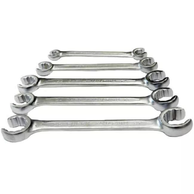 Set di chiavi per tubi da 5 pezzi