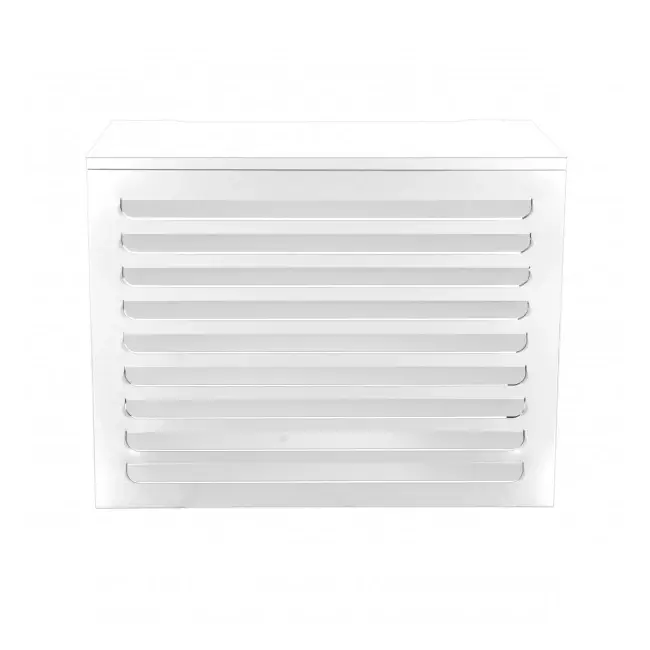 ClimaConnect: involucro per climatizzatore e pompa di calore, modello piccolo, RAL 9010 Bianco