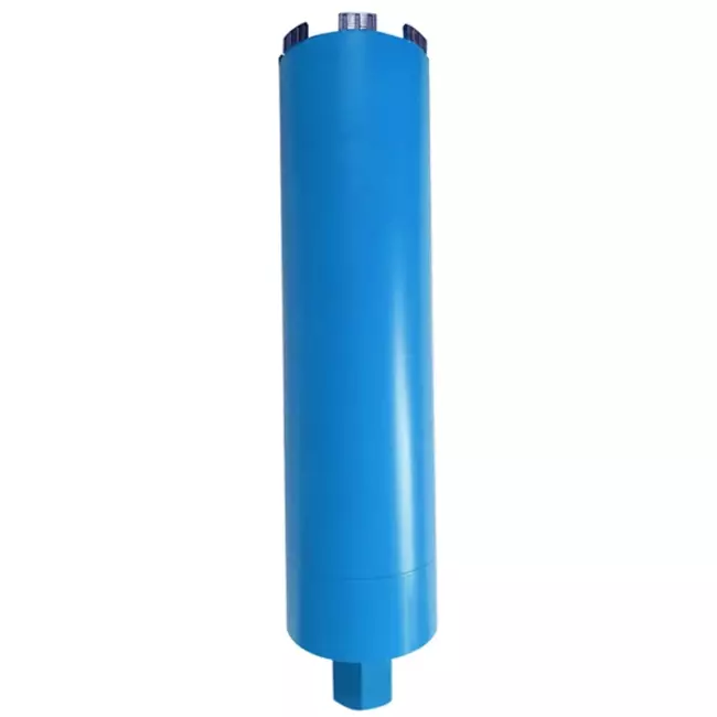Trapano diamantato a parete spessa 5/4'' Connessione UNC - 65 mm x 400 mm x 10 mm (altezza segmento)