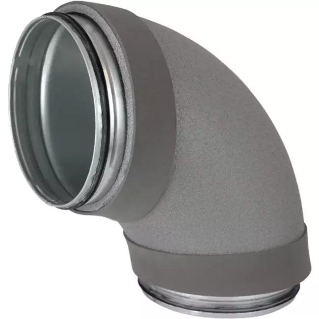 Gomito a 90 gradi isolato Thermoduct con un diametro di 160 mm