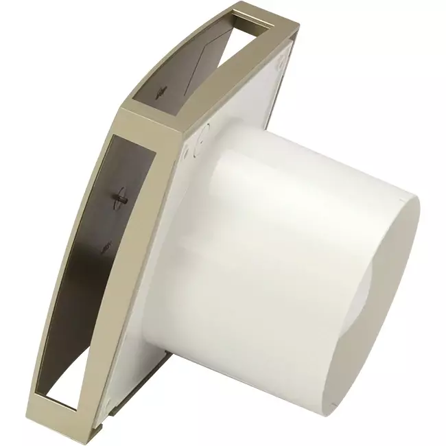 Aspiratore per il bagno Ø 100 mm oro - design T100G