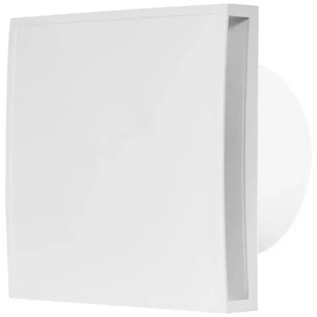 Aspiratore per il bagno Ø 150mm bianco con timer e sensore umidità - Design EET150HT