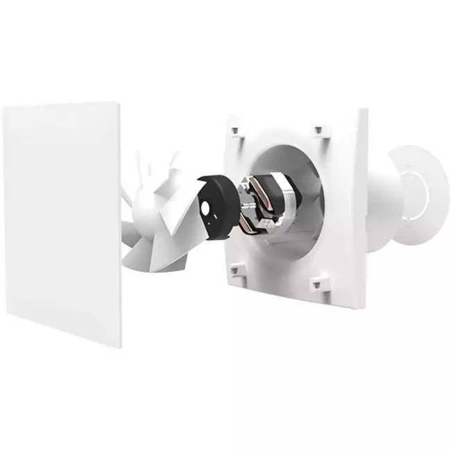 Aspiratore per il bagno silenzioso Mute Ø 100mm - con timer e sensore di umidità- Vent Axia Mute 100 HTN