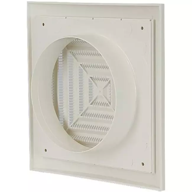Griglia a soffitto quadrata diametro 190x190: 125 bianca - ND12G