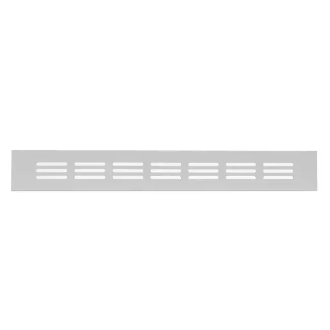 Griglia per zoccolo in alluminio - argento L=300 mm x H=40 mm - R430S