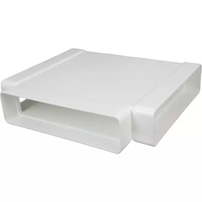 Pezzo a T rettangolare in plastica 220x90 mm - KT29