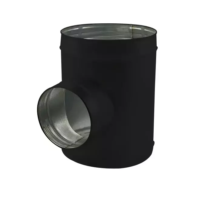 Raccordo a T Ø 315 mm - Ø 315 mm per tubo spiro (90°) - personalizzazione RAL9005