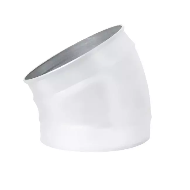 Curva tonda spiro 30° Ø 200 mm per tubo spiro - personalizzazione RAL9010