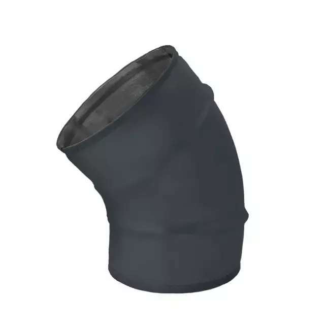 Curva tonda spiro 45° Ø 250 mm per tubo spiro - personalizzazione RAL7016