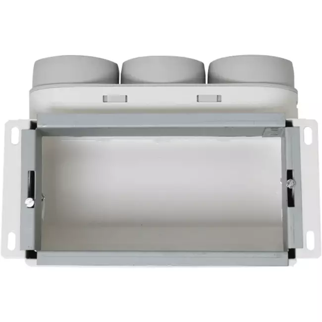 Vent-Axia Uniflexplus alloggiamento a parete superiore 3 x Ø69 incl. 2 x Ø69 mm coperchi di tenuta