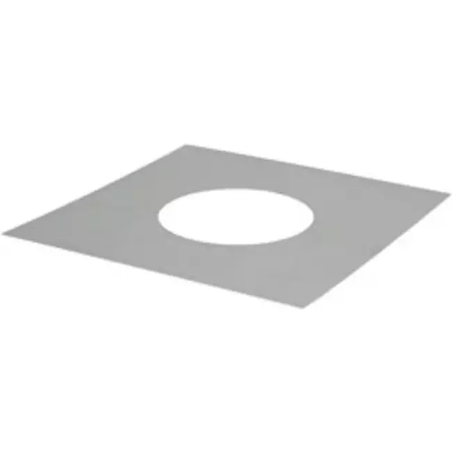 Piastra di copertura diametro 250 mm quadrata I304 (D0,6)